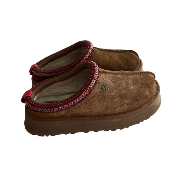UGG  Tasman Platform Brown Loafers Moccasin Style Slip-Ons Women  Size 11 - Picture 5 of 9